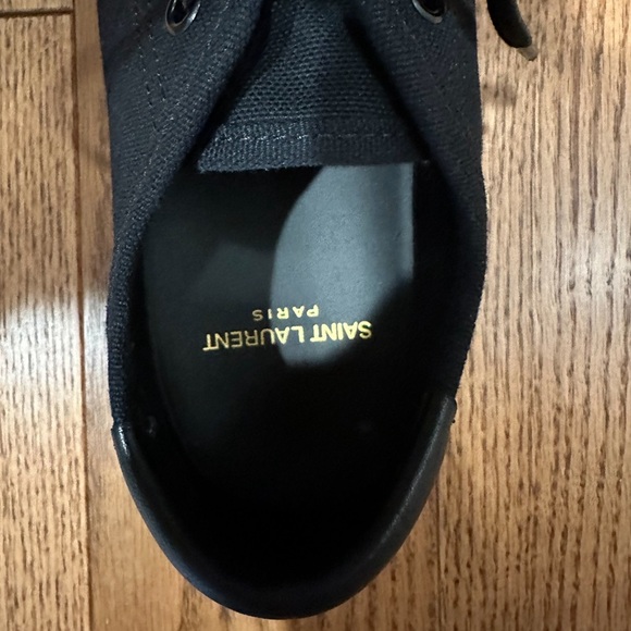 Saint Laurent Malibu Sneakers in Canvas and Leather - Picture 6 of 11